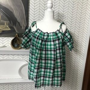 Max Studio Specialty Products plaid top